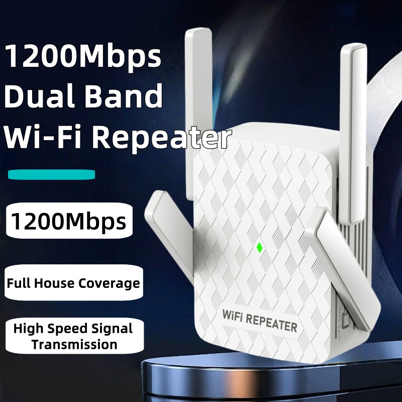 Home Security Bundle - 5Ghz WiFi 리피터 1200Mbps 라우터 WiFi