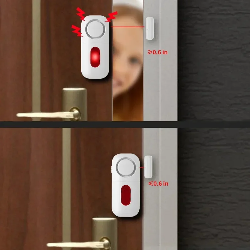 Door Wedge Alarm - 도어 윈도우 센서 무선 도난 130bp