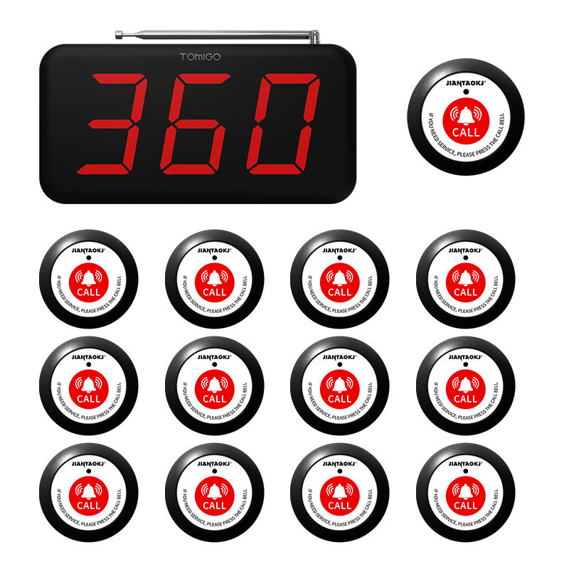 Home Security Companies - 무선 3자리 카페 호출 버튼, 고객