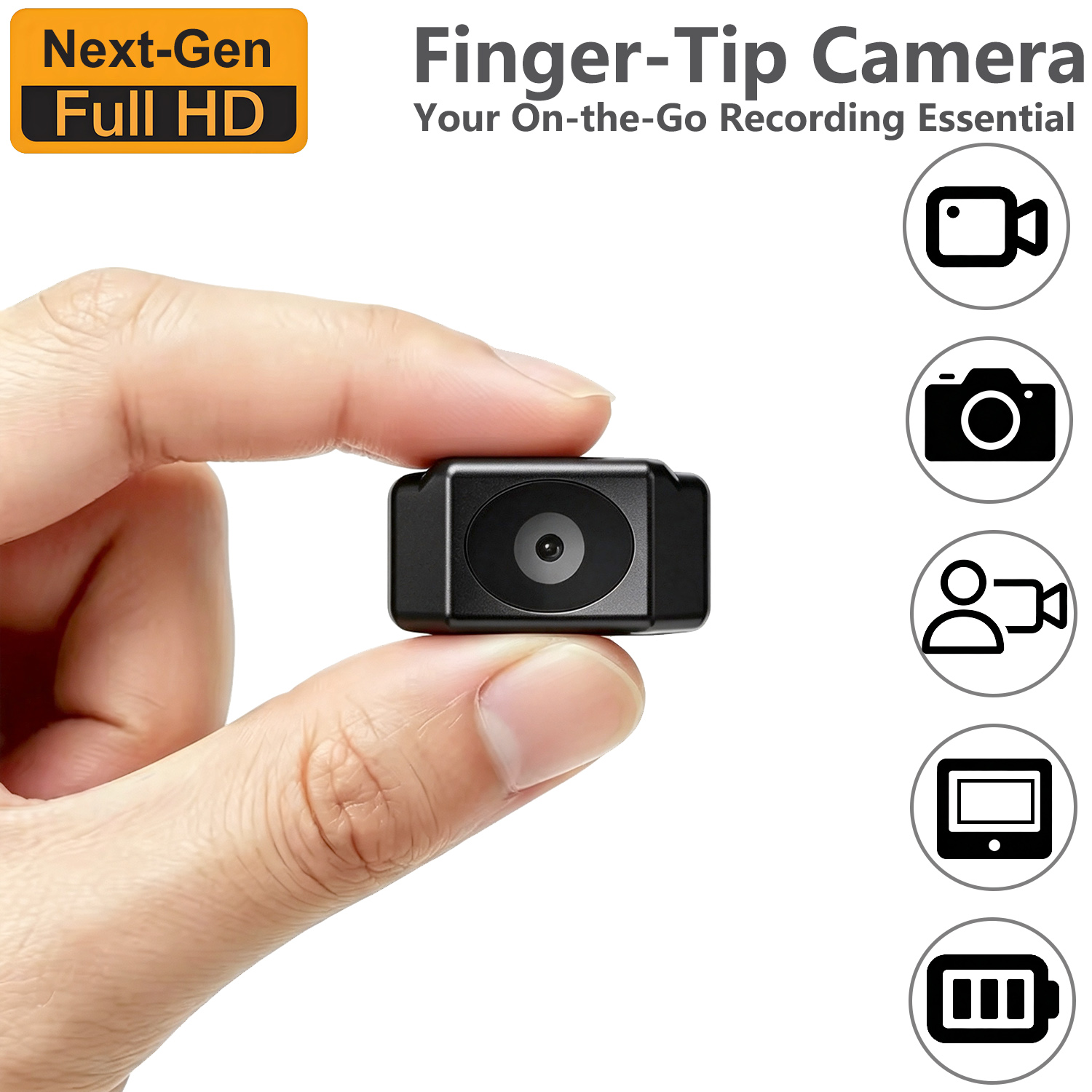 Home Security Hidden Cameras - 차세대 휴대용 바디 카메라 손가락 끝