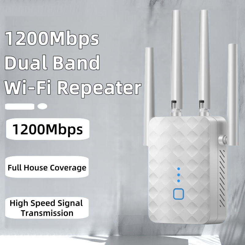 Home Security Bundle - 1200Mbps 2.4G/5GHz WiFi 리피터 무선 듀얼