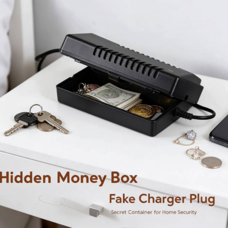 Home Security Packages - 숨겨진 돈 상자, 가짜 충전기 플러그,