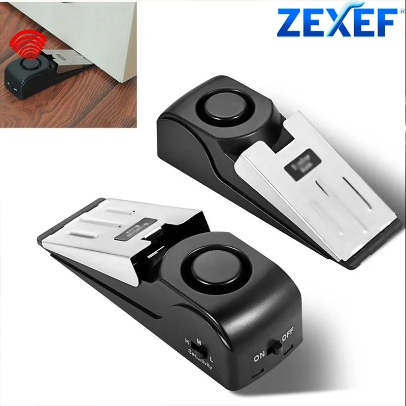 Door Wedge Alarm - ZEXEF 미니 보안 보호 125DB 홈