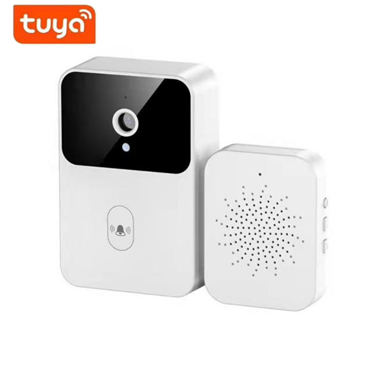 Home Security Doorbell Camera - 무선 초인종 WiFi Tuya 야외 HD