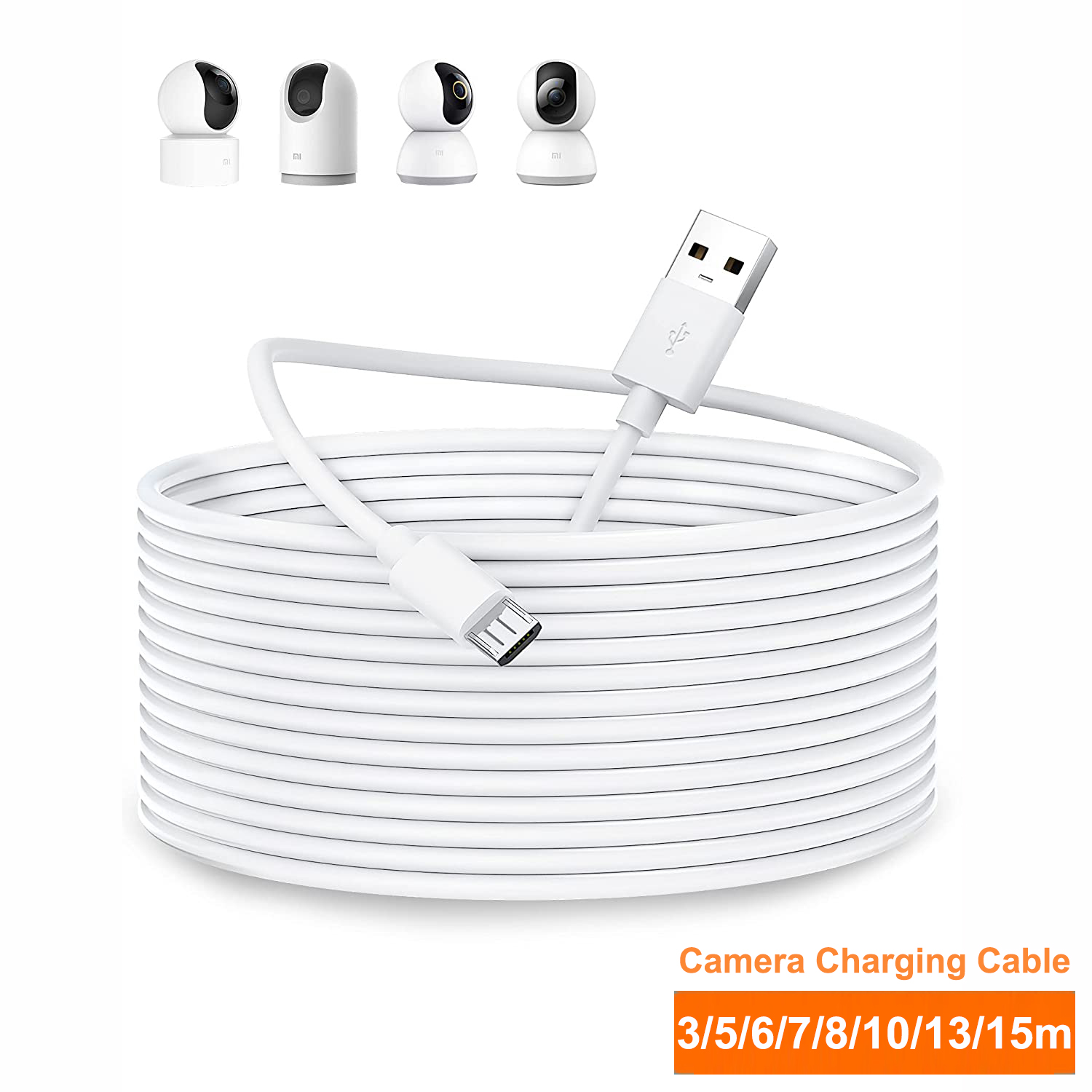 Xiaomi Home Security 360 - 샤오미 MI 360용 3~13m 마이크로 USB
