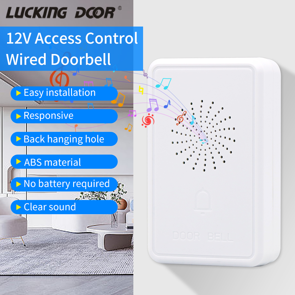 Home Security Ring System - 유선 초인종 DC12V 액세스 제어 도어