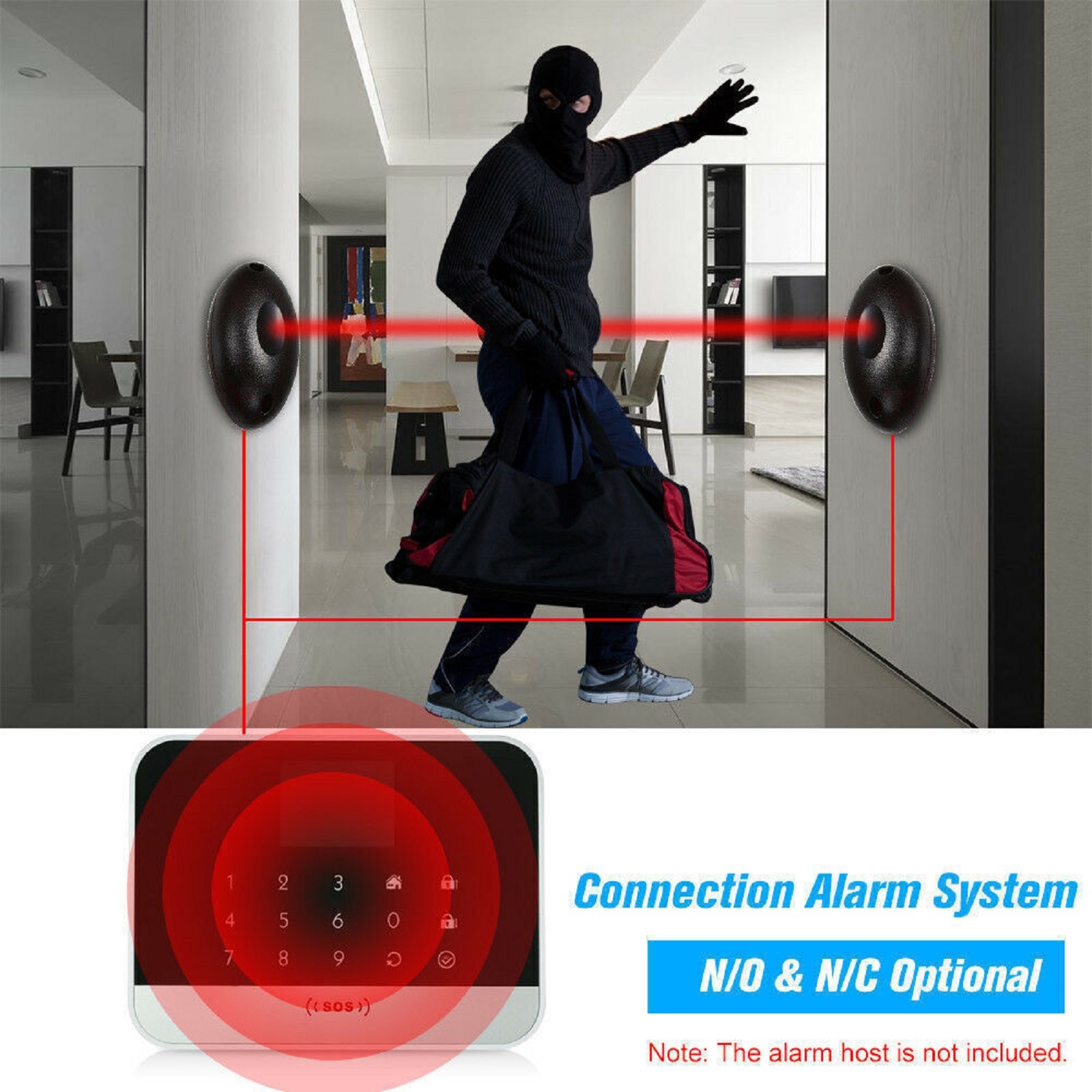 Home Security Laser System - 방수 액티브 광전 단일 빔 적외선