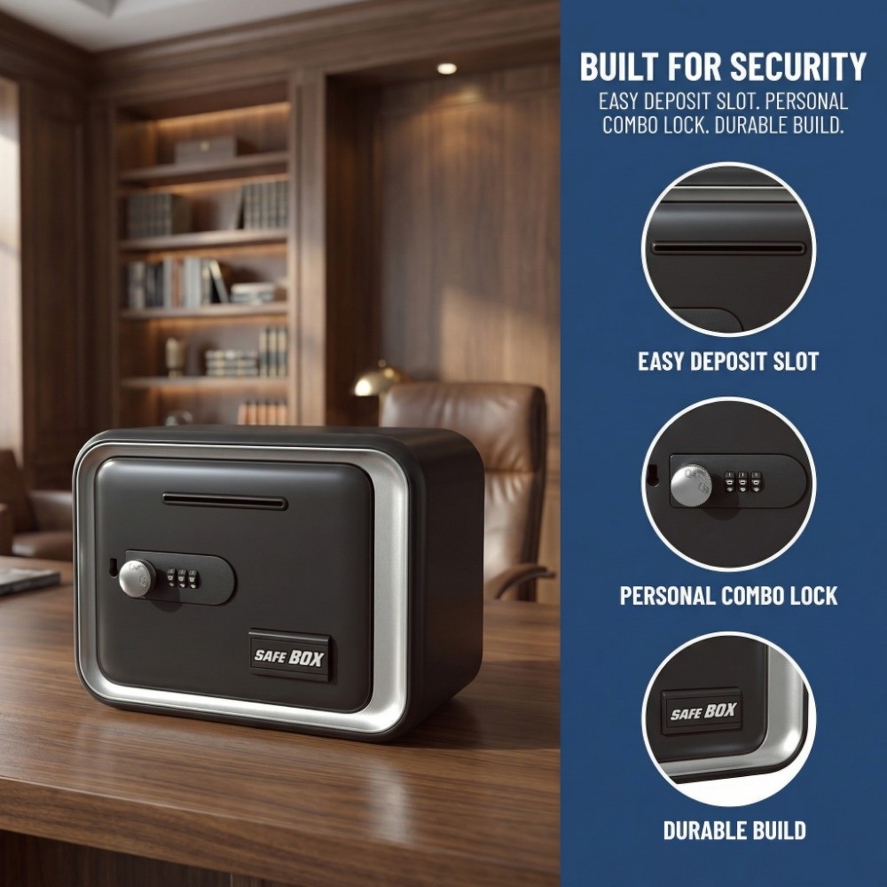 Home Security Packages - 가정용 비밀번호 잠금 저금통 교육용 동전