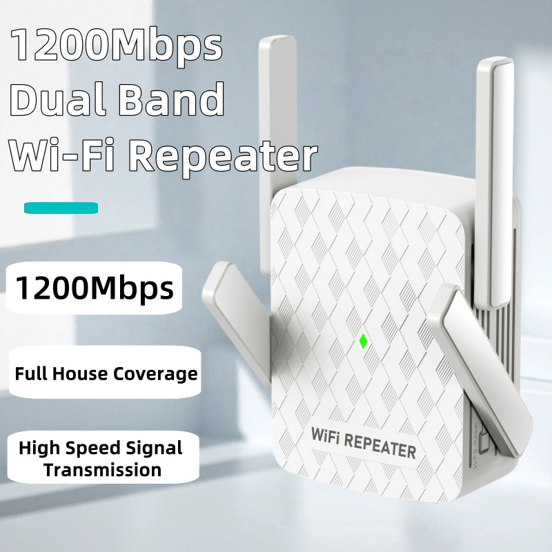 Home Security Bundle - 1200Mbps 5Ghz WiFi 리피터 듀얼 밴드