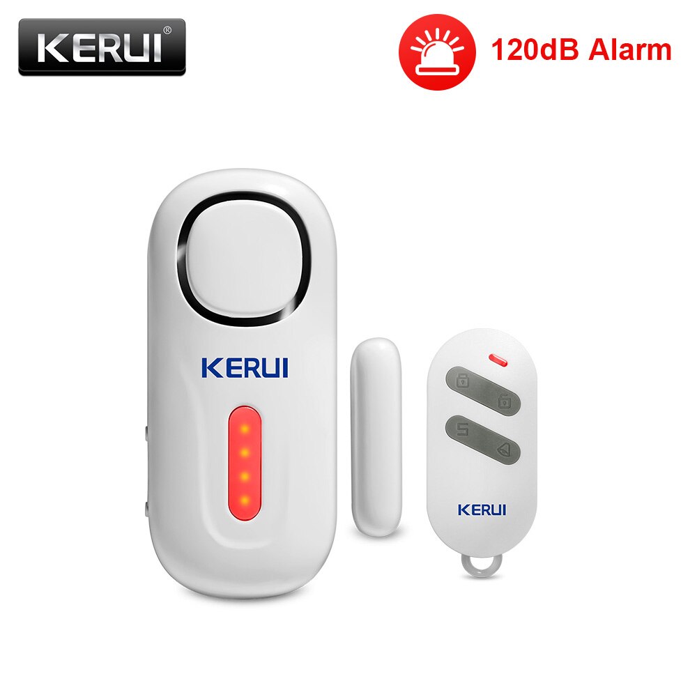 Home Security Kit - KERUI 120DB 무선 도어/창 항목 보안