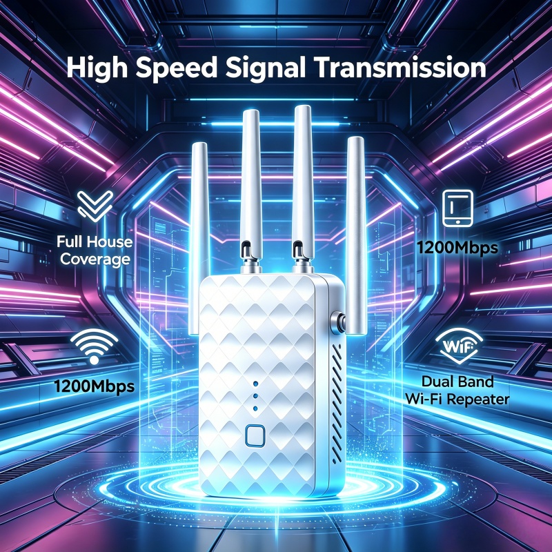 Home Security Bundle - 1200Mbps WiFi 리피터 무선 2.4G/5GHz 듀얼