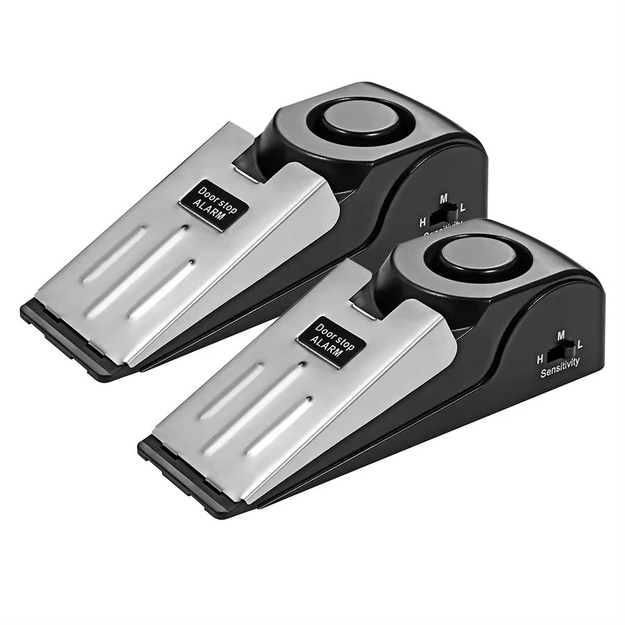 휴대용 무선 문짝 정지 경보 시스템, 125dB 시끄러 - Door Wedge Alarm 리뷰 및 가격