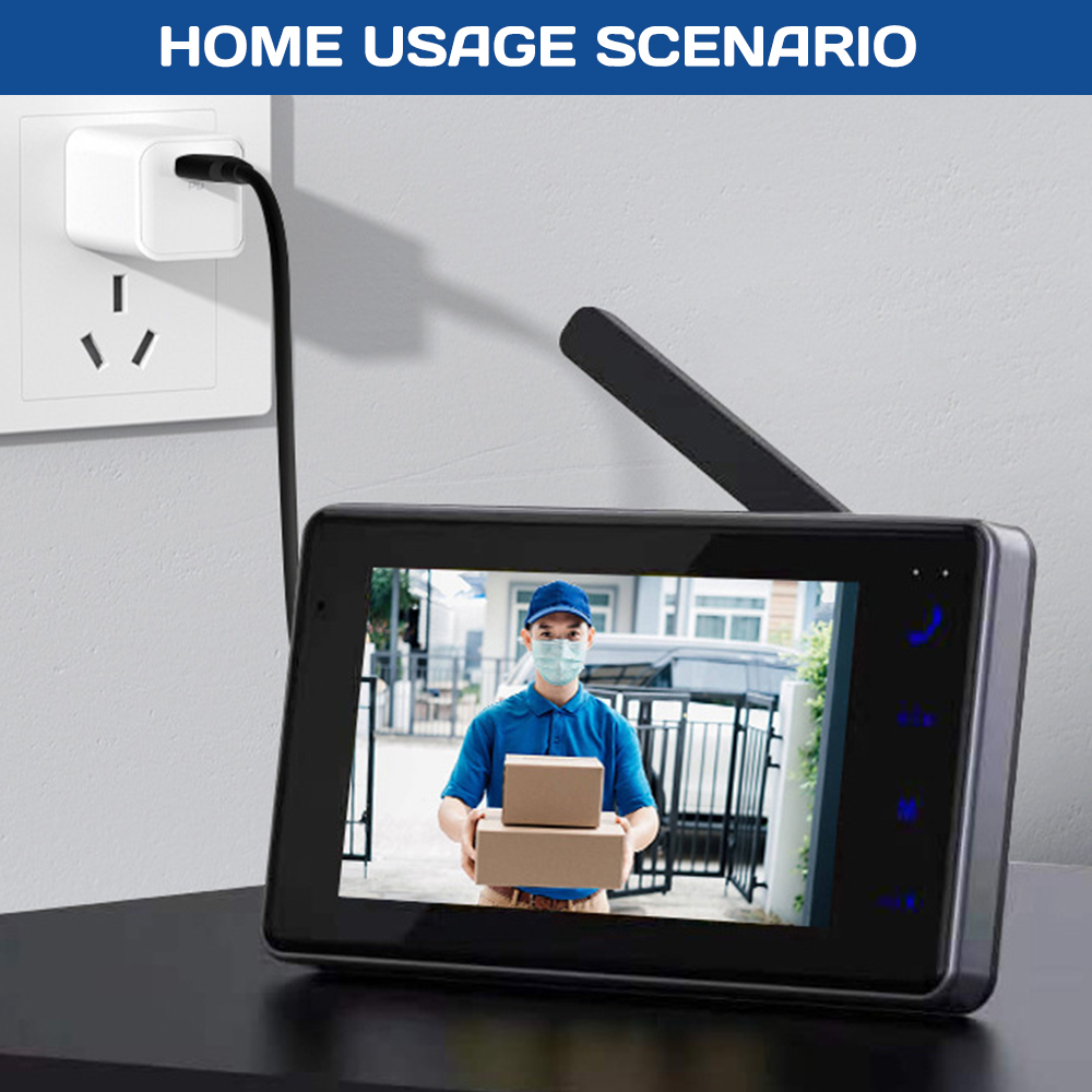 4.3인치 HD IPS 스크린 무선 비주얼 인터콤 초인 - Home Security Tech 리뷰 및 가격