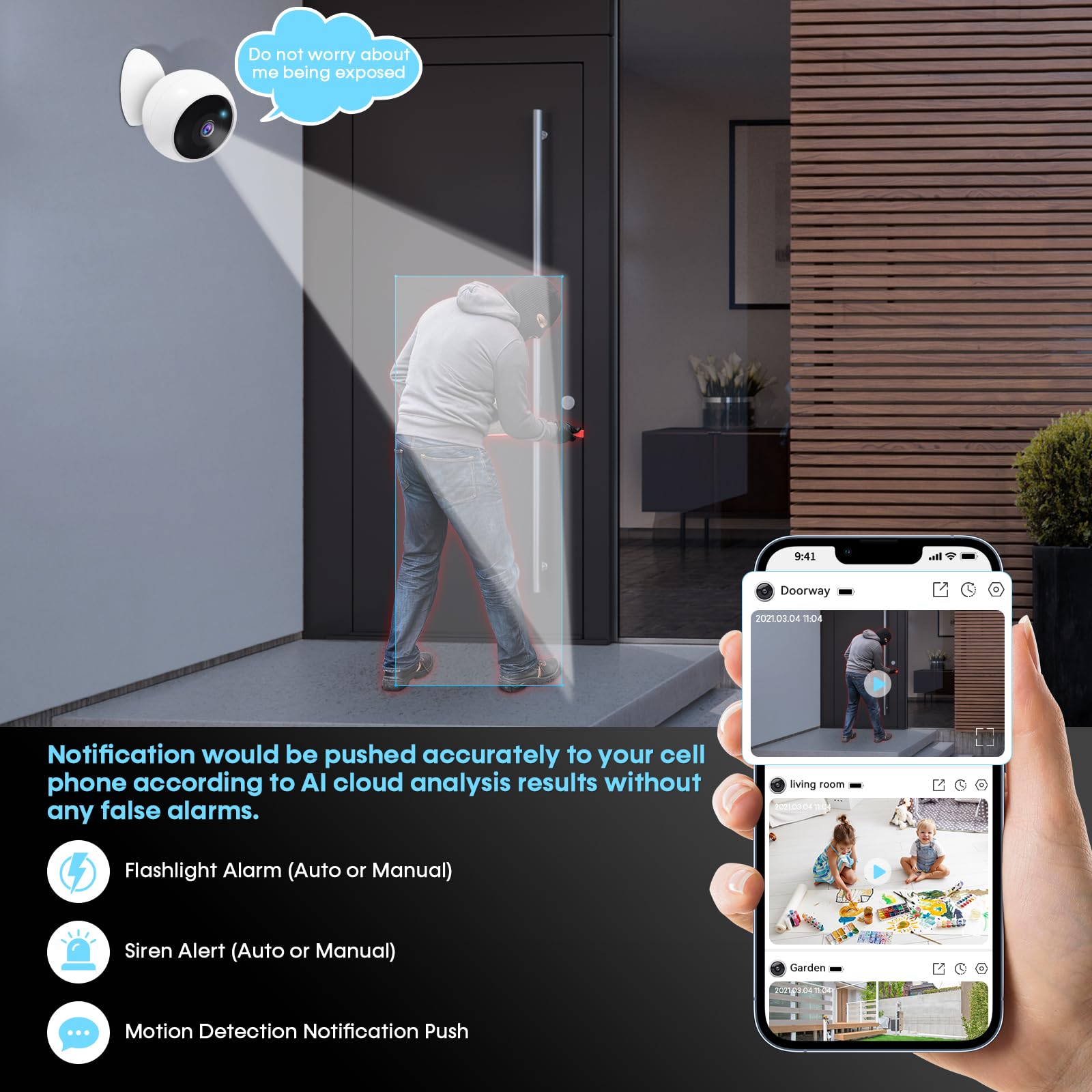 2K 5MP 무선 보안 카메라 - AI 모션 감지 기능 - Home Security Camera Xiaomi 리뷰 및 가격