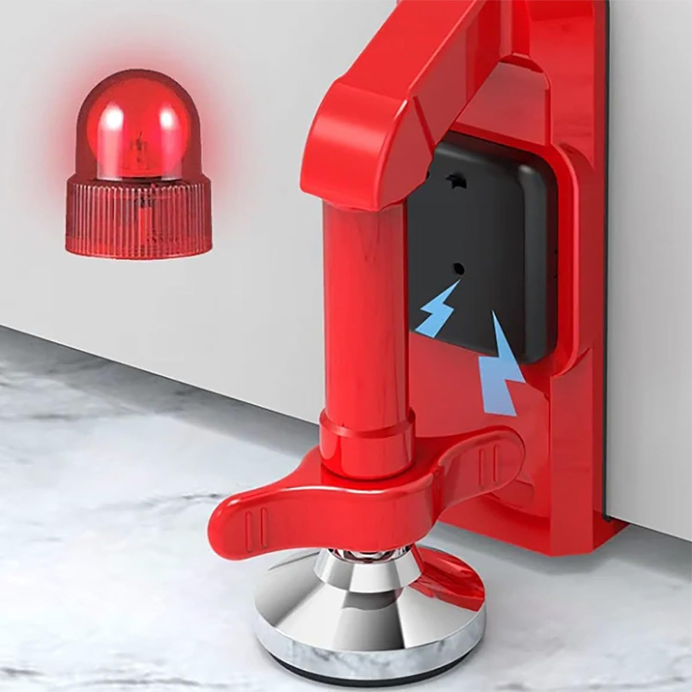 여성을위한 배터리 구동 알람 도어 스톱퍼 도어 잠금 보 - Door Wedge Alarm 리뷰 및 가격