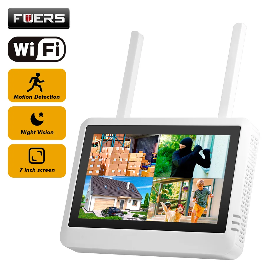 FUERS 8CH 무선 NVR 보안 시스템 WIFI 7 - Home Security Kit 리뷰 및 가격