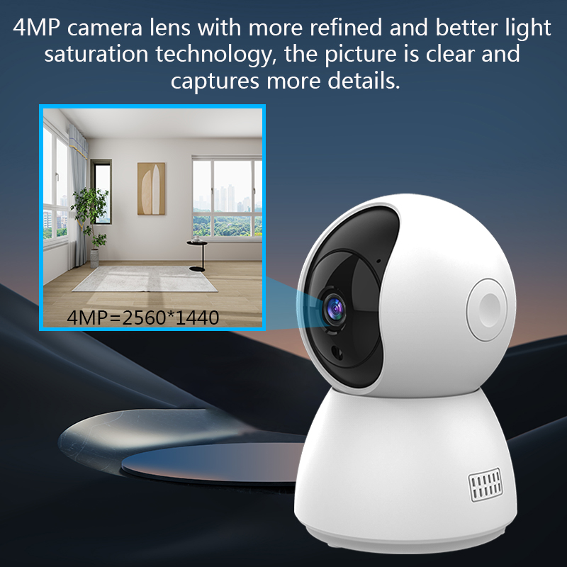 HD 4MP Tuya 스마트 미니 WiFi IP 카메라 - Home Security Camera Xiaomi 리뷰 및 가격