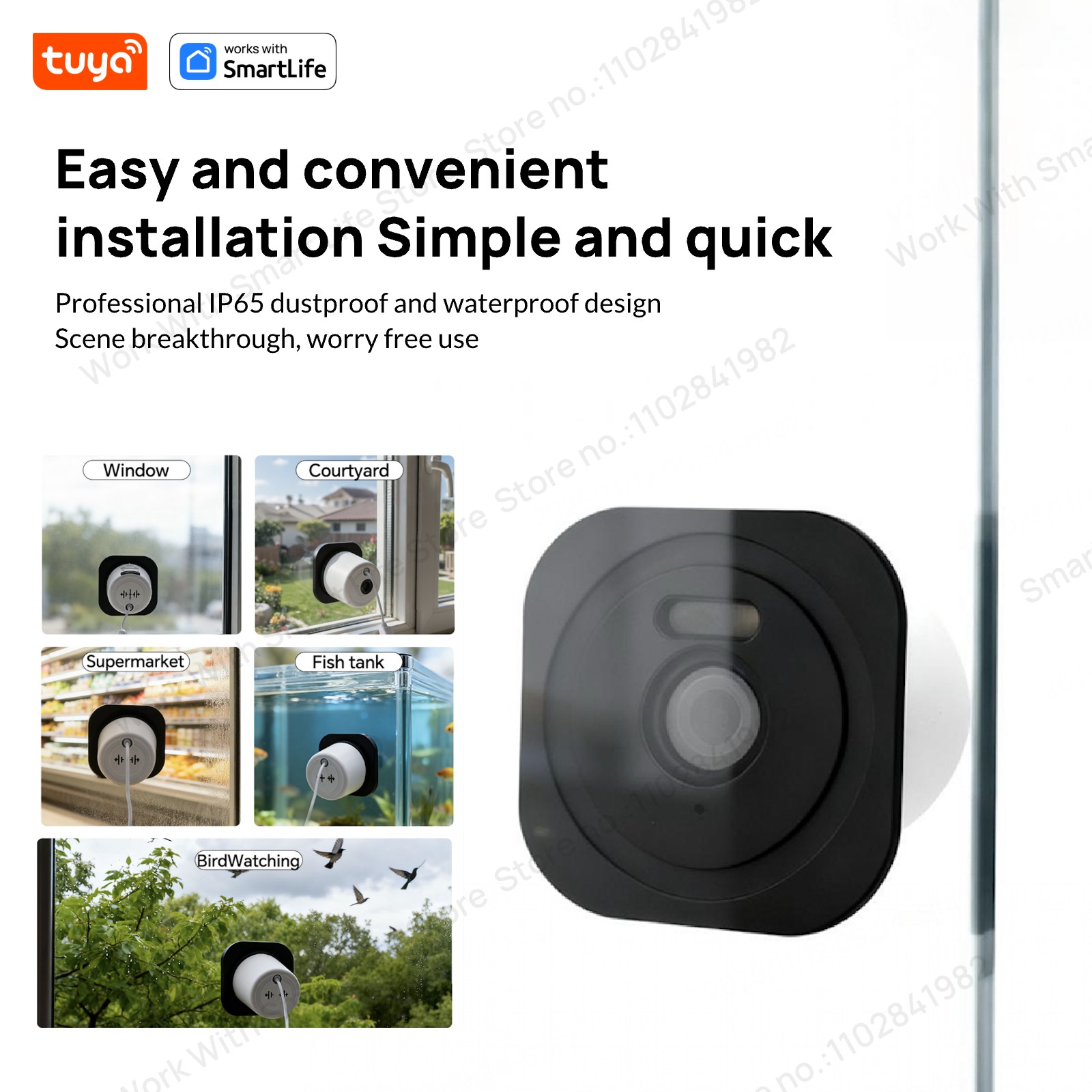 3MP 2K 투야 창문 카메라, 2.4GHz 및 5GH - Home Security Camera Xiaomi 리뷰 및 가격