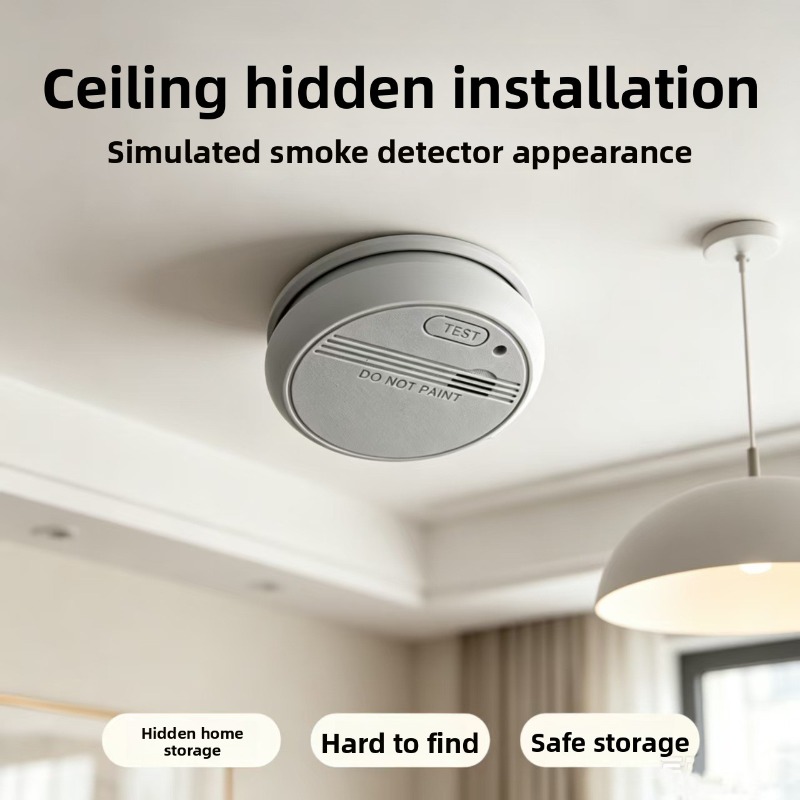 실물과 같은 연기 감지기 모양의 비밀 수납함 - 열쇠, - Home Security Packages 리뷰 및 가격