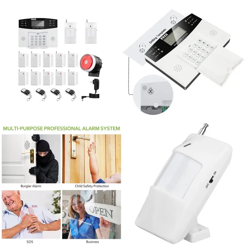 주택 도난 경보기 키트 자동 다이얼 120dB 사이렌  - Home Security Kit 리뷰 및 가격