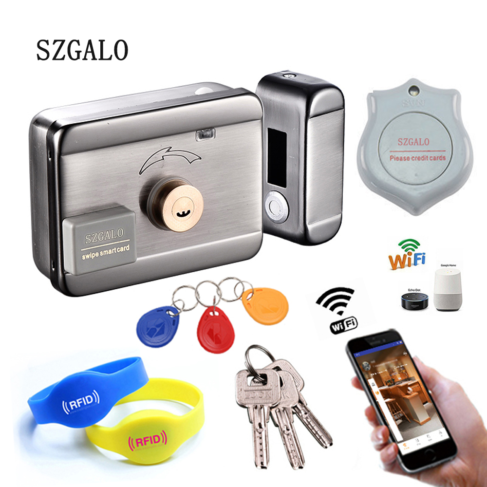 WiFi 제어 전기 잠금 게이트 잠금 액세스 제어 시스 - Home Security Ring System 리뷰 및 가격