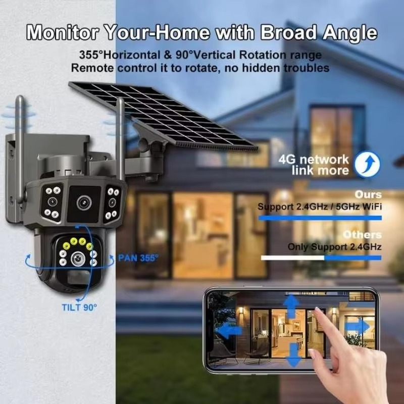 최신 홈 보안 360도 무선 네트워크 카메라 시스템 무 - Home Security Hidden Cameras 리뷰 및 가격