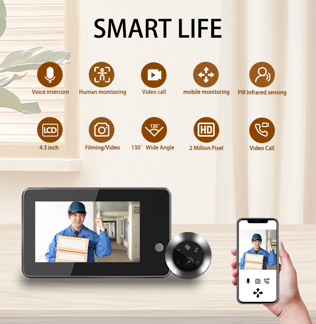 4.3인치 투야 스마트라이프 WiFi 도어벨 비주얼 도 - Home Security Doorbell Camera 리뷰 및 가격