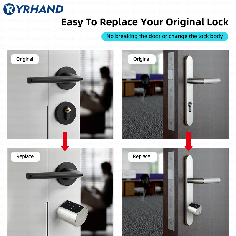 스마트 유로 원통형 도어락 ttlock 앱 키리스 보안 - Home Security Packages 리뷰 및 가격