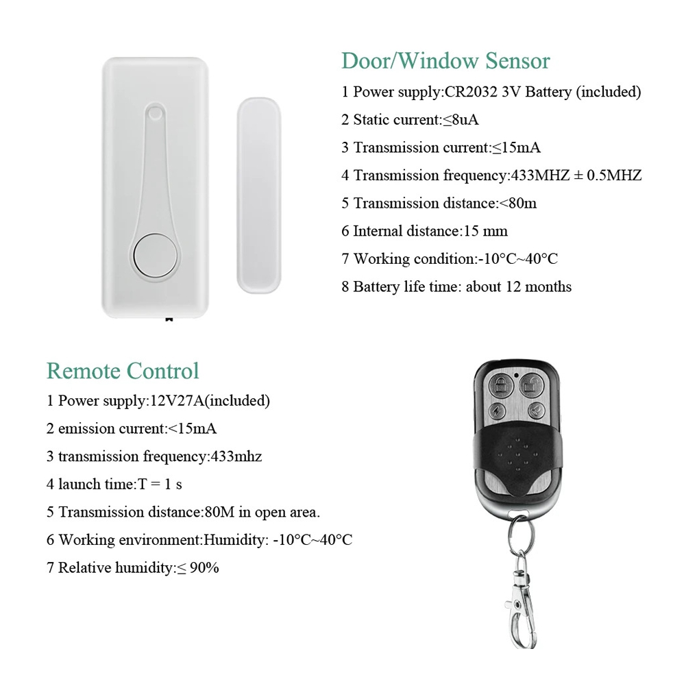AA60-Tuya 스마트 모션 도어 창 감지 홈 보안  - Home Security Kit 리뷰 및 가격