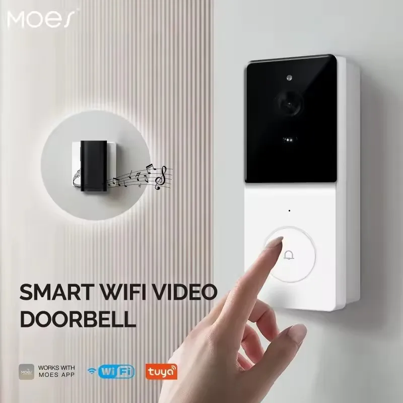 Moes WIFI 비디오 초인종 카메라 무선 IR 야간 - Home Security Doorbell Camera 리뷰 및 가격
