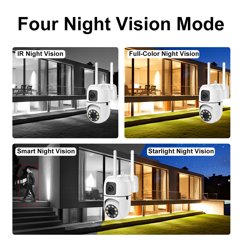 PEGATH 2K 듀얼 렌즈 WiFi PTZ 야외 보안 - Home Security Camera Xiaomi 리뷰 및 가격