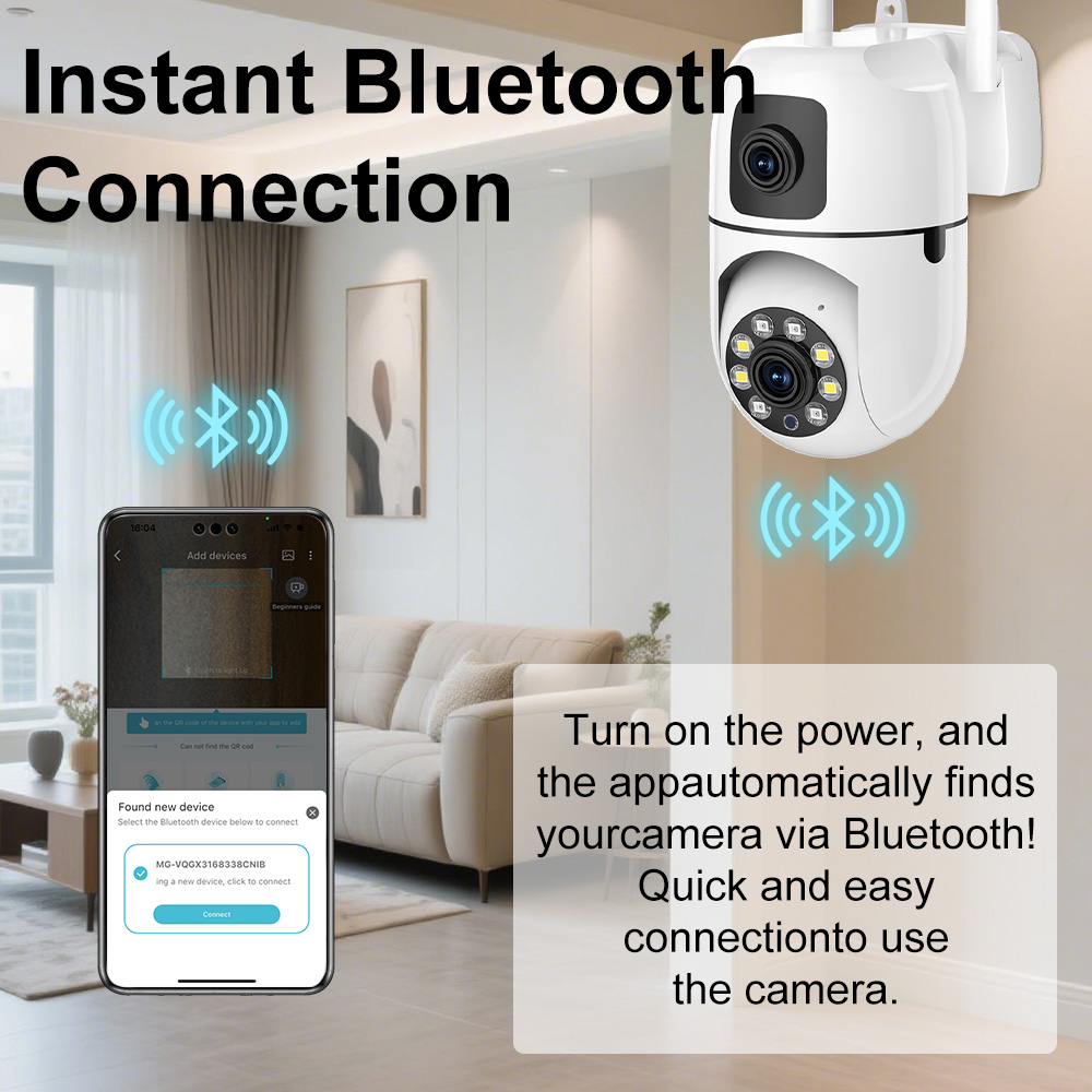 PEGATH 2K 듀얼 렌즈 WiFi PTZ 야외 보안 - Home Security Camera Xiaomi 리뷰 및 가격