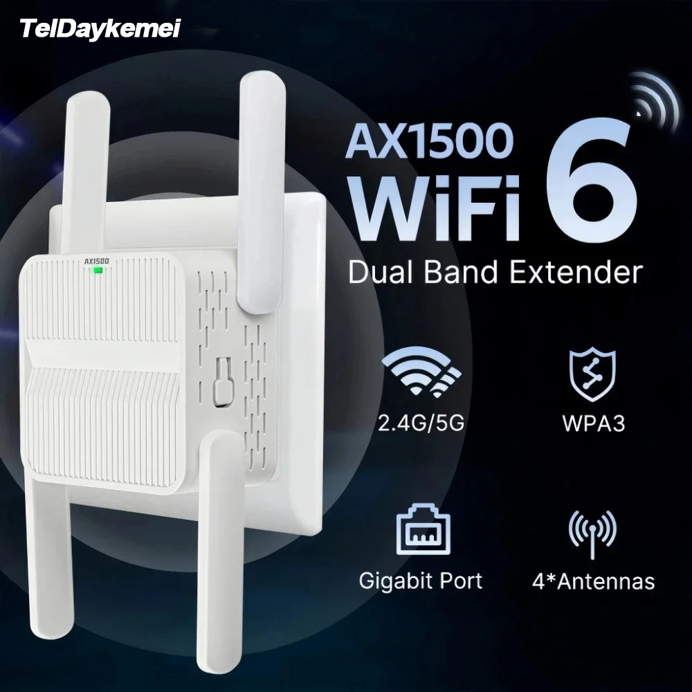 AX1500 WiFi 6 리피터 익스텐더 신호 부스터  - Home Security Bundle 리뷰 및 가격