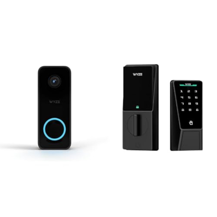 스마트 도어벨 카메라와 손바닥 정맥 인식 잠금 장치 번 - Home Security Bundle 리뷰 및 가격