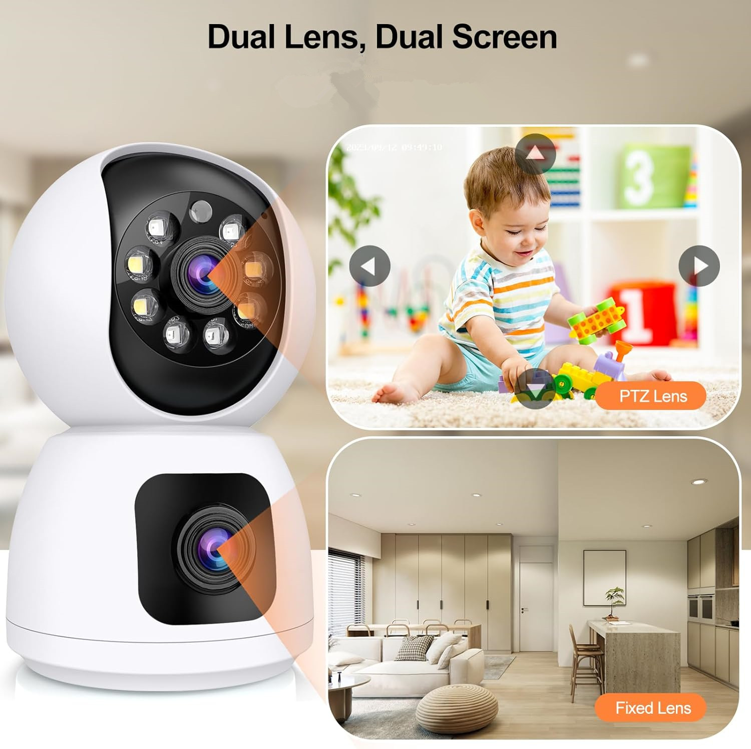 ANSVICAM Tuya 스마트 4K 8MP 듀얼 렌즈 - Home Security Camera Xiaomi 리뷰 및 가격