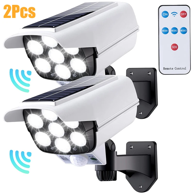 1-2Pack 77LED 태양 모션 센서 LED 빛 야 - Home Security Flood Lights 리뷰 및 가격