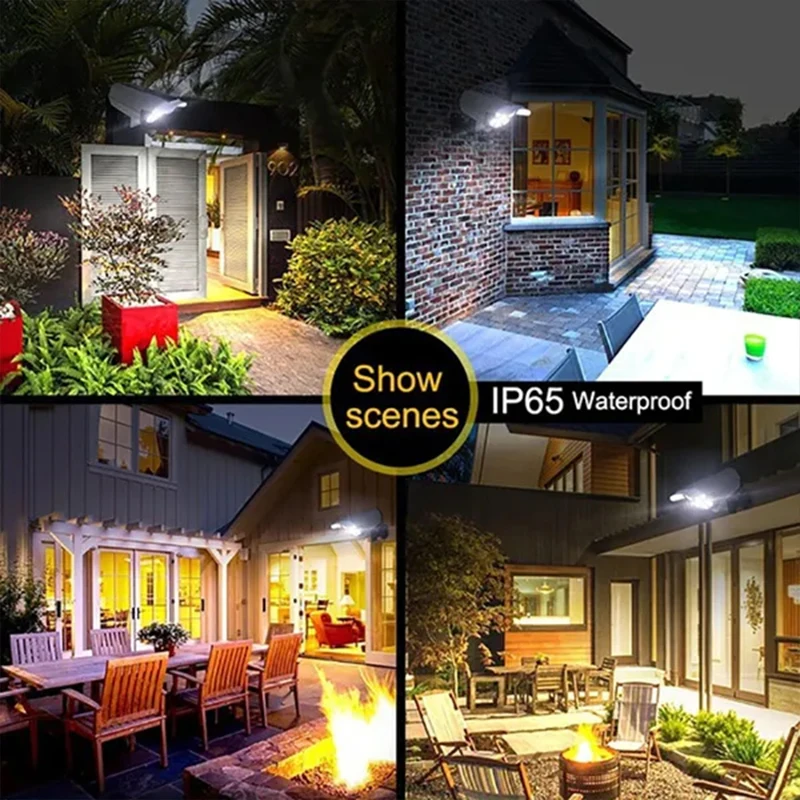 1-2Pack 77LED 태양 모션 센서 LED 빛 야 - Home Security Flood Lights 리뷰 및 가격