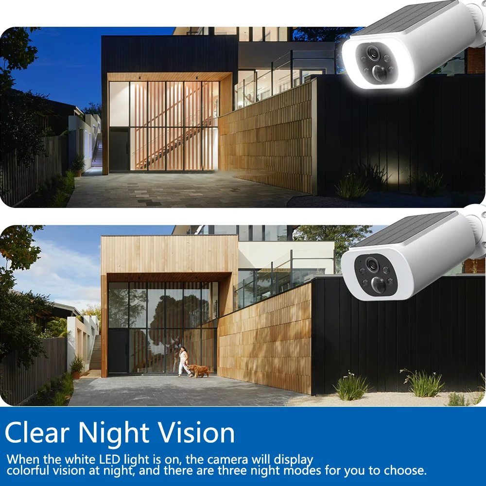 Tuya 5MP 태양광 보안 카메라 가정용 무선 야외  - Home Security Packages 리뷰 및 가격