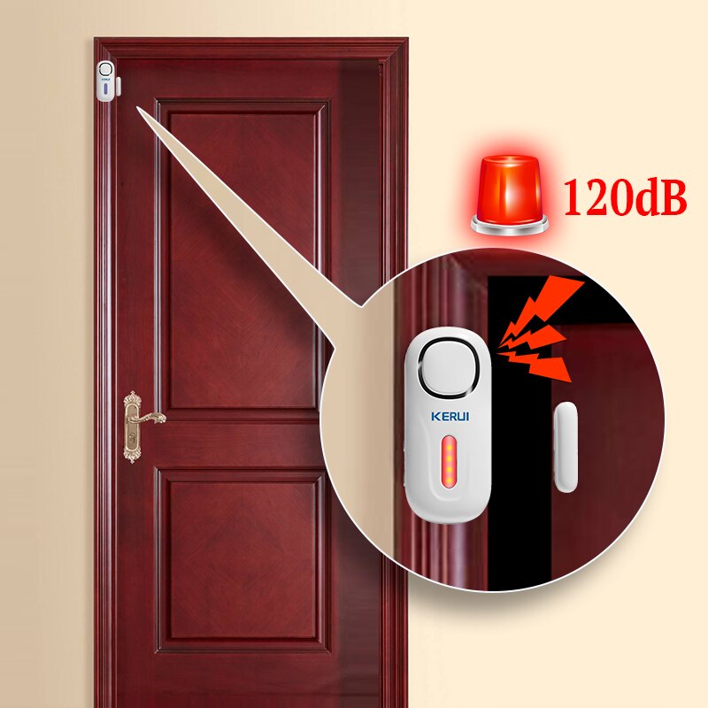 KERUI 120DB 무선 도어/창 항목 보안 도난 감 - Home Security Kit 리뷰 및 가격