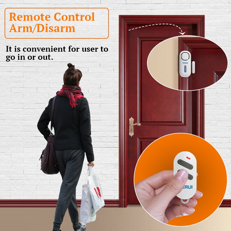 KERUI 120DB 무선 도어/창 항목 보안 도난 감 - Home Security Kit 리뷰 및 가격