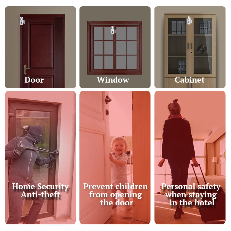 KERUI 120DB 무선 도어/창 항목 보안 도난 감 - Home Security Kit 리뷰 및 가격