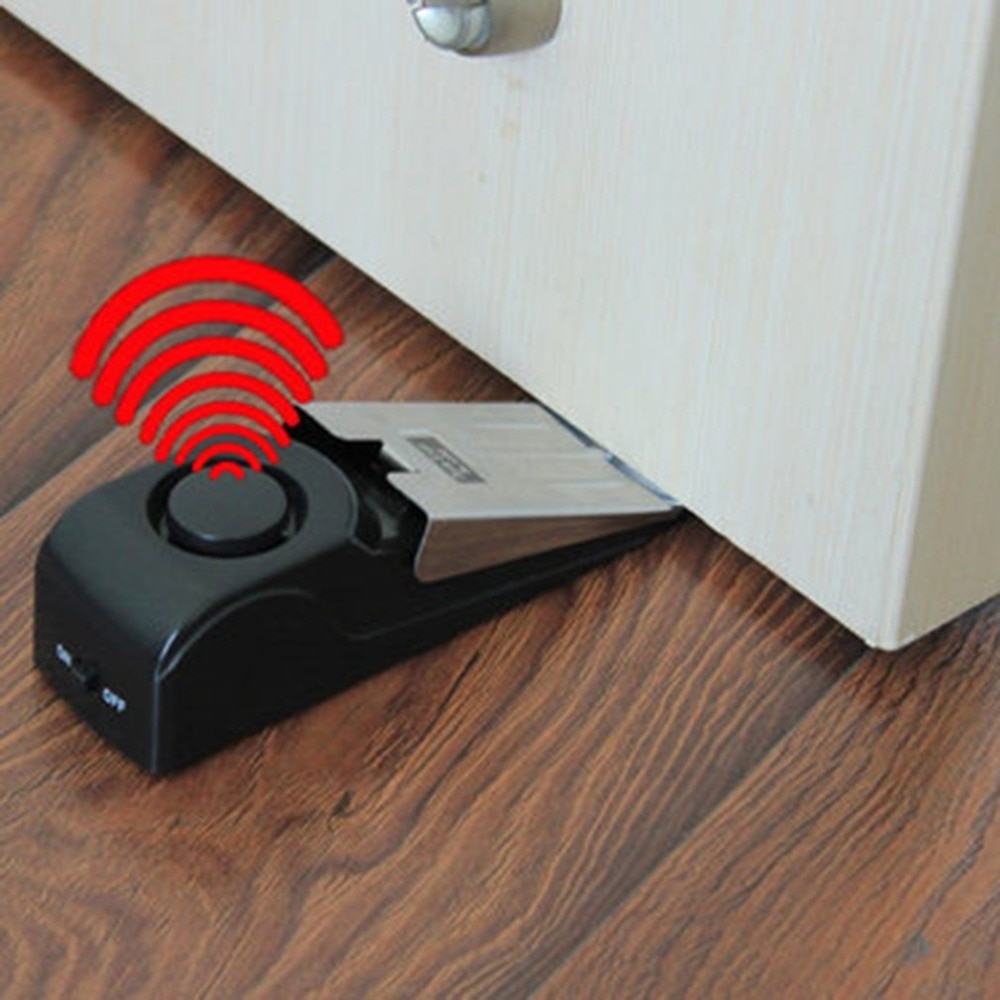 도난 방지 도난 방지 시스템, 보안 홈 웨지 모양 문짝 - Door Wedge Alarm 리뷰 및 가격
