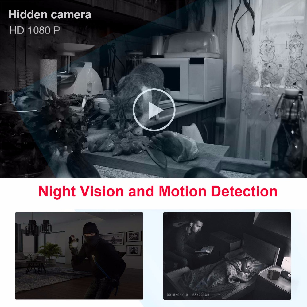야간 투시경 및 동작 감지 기능이 있는 휴대용 미니 H - Home Security Hidden Cameras 리뷰 및 가격