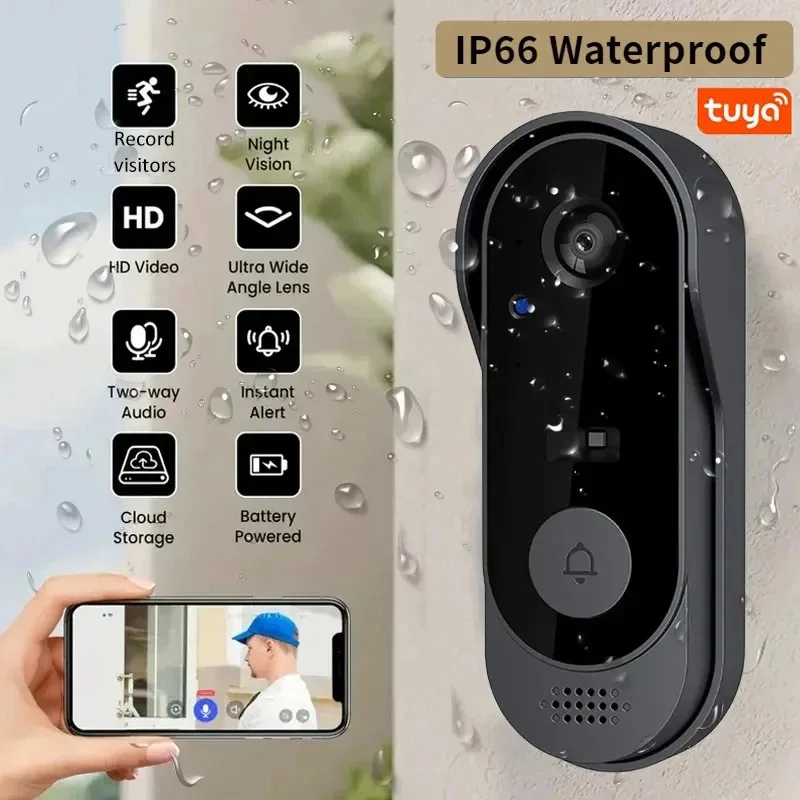 내구성이 뛰어난 새로운 카메라가 장착된 무선 도어벨 번 - Home Security Bundle 리뷰 및 가격