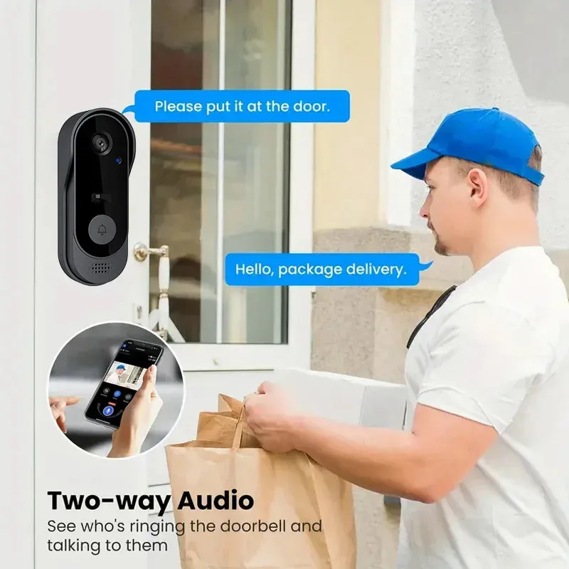 내구성이 뛰어난 새로운 카메라가 장착된 무선 도어벨 번 - Home Security Bundle 리뷰 및 가격