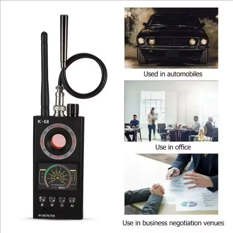 전문적인 안티 스파이 카메라 탐지기 K68 버그 스캐너 - Home Security Hidden Cameras 리뷰 및 가격