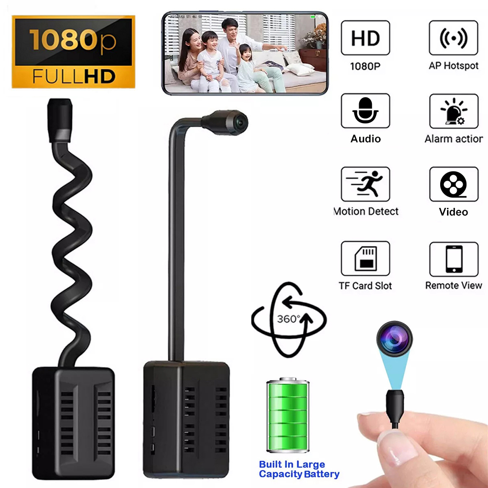 HD 1080P 미니 카메라 모션 감지 WiFi 카메라 - Home Security Hidden Cameras 리뷰 및 가격