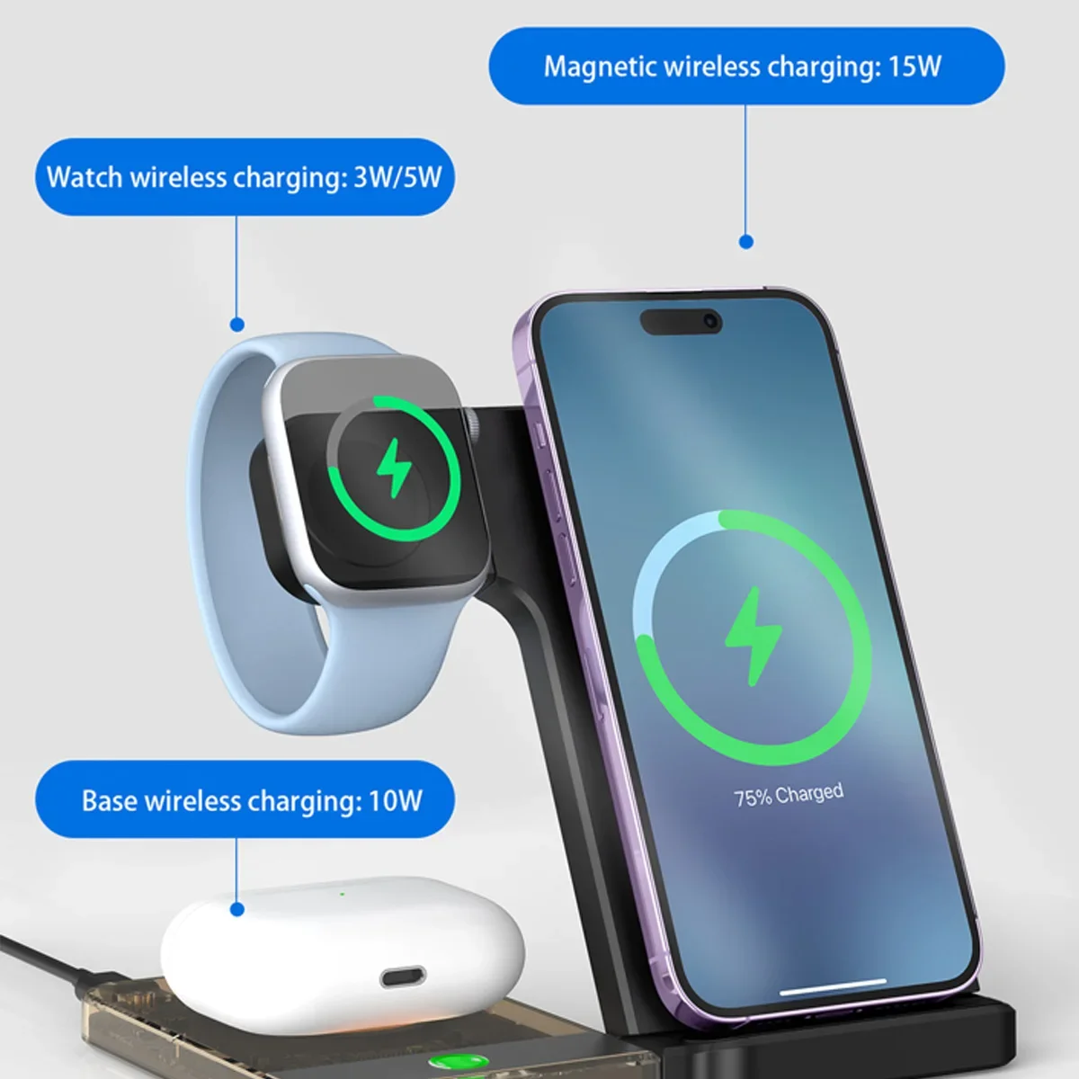 15W MagSafe 호환 무선 충전 스탠드 - 아이폰 - Home Security Officer 리뷰 및 가격